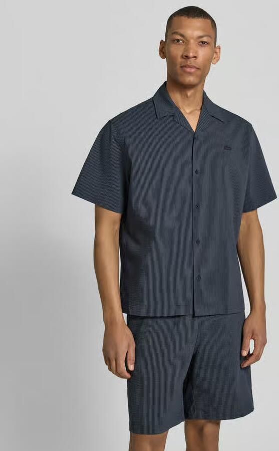 Lacoste relaxed fit vrijetijdsoverhemd van puur katoen - Foto 4