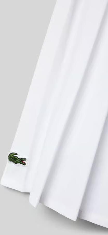 Lacoste Rok met labelstitching