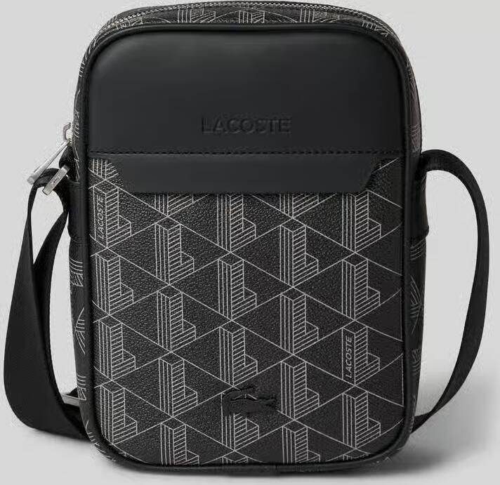 Lacoste Monogram Verticale Tas met Sleutelring Black Heren - Foto 6