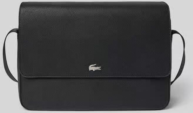 Lacoste schoudertas met labelapplicatie
