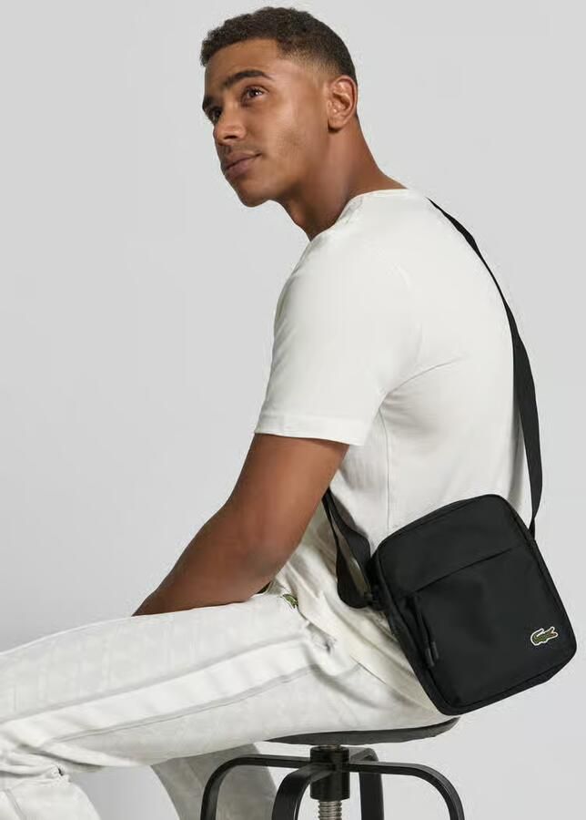 Lacoste schoudertas met logodetail model 'NEOCROC' - Foto 2
