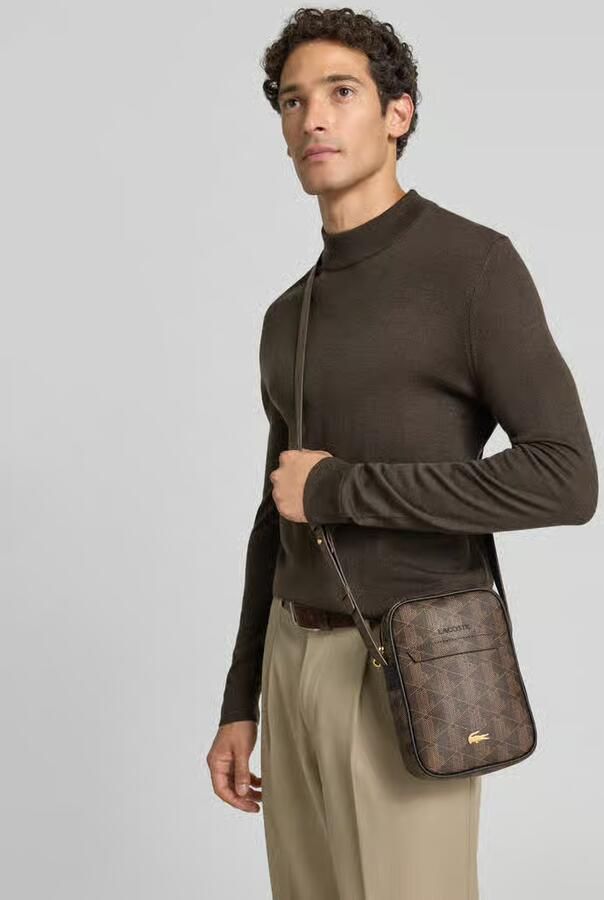 Lacoste Schoudertas met logoprint model 'Blend Vertical Camera Bag' - Foto 2