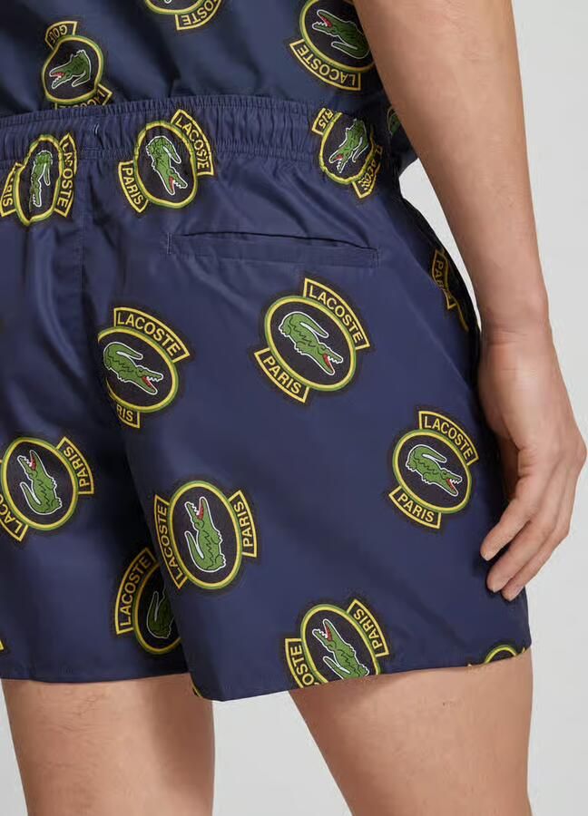 Lacoste Shorts met all-over motief