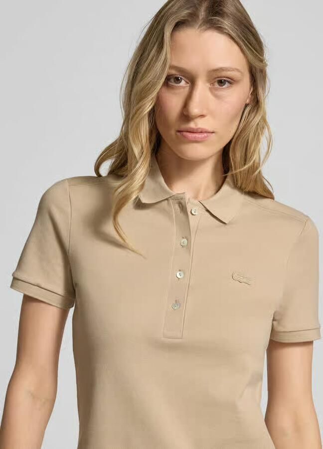 Lacoste Slim fit polojurk van katoenmix model 'LIONNE'