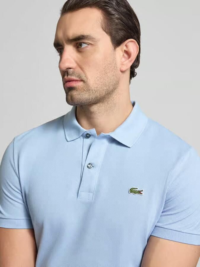 Lacoste Slim fit poloshirt van puur katoen - Foto 2
