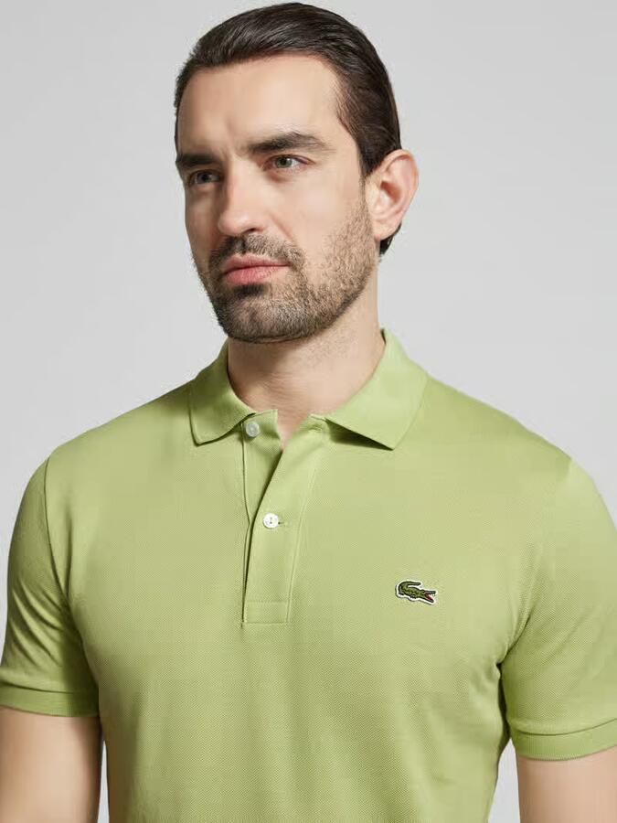 Lacoste Polo Shirt Korte Mouw Poloshirt Pique Groen - Foto 4