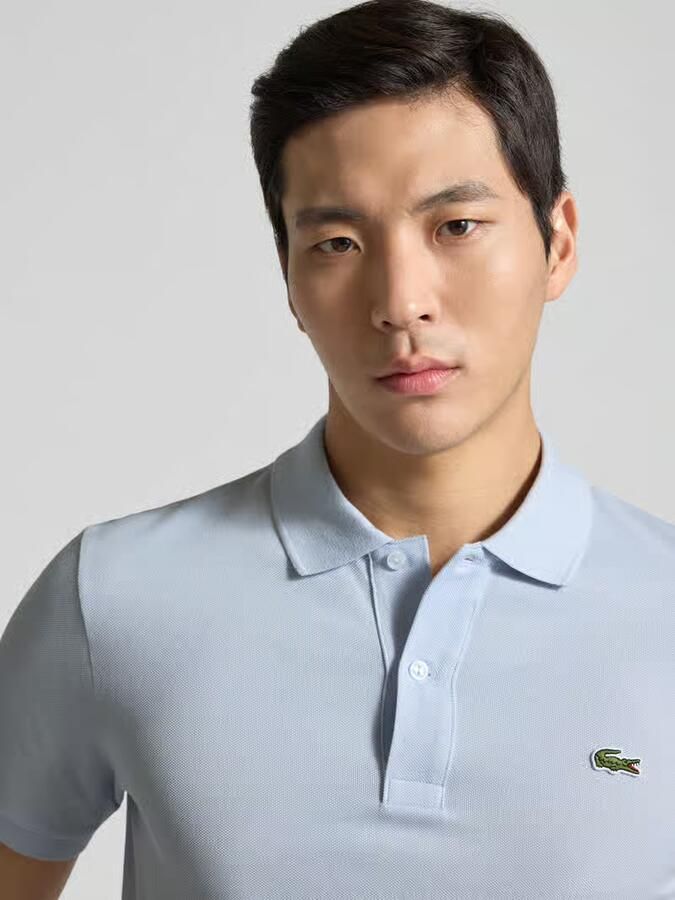Lacoste Slim fit poloshirt van puur katoen