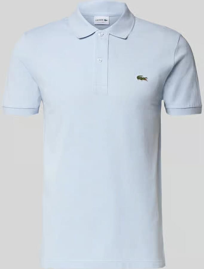 Lacoste Slim fit poloshirt van puur katoen - Foto 2