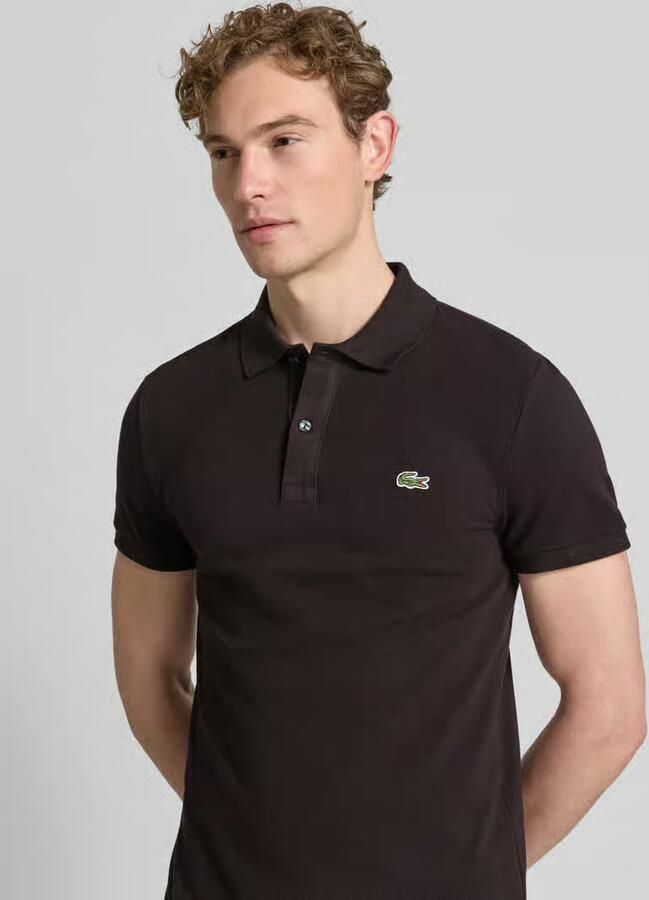 Lacoste Polo Shirt Korte Mouw Poloshirt Buffalo Bruin - Foto 4