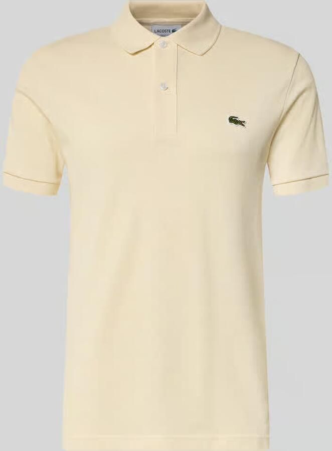 Lacoste Slim Fit Katoenen Polo Kleuren: Tortoise Amerikaanse Maten: L White Heren - Foto 2