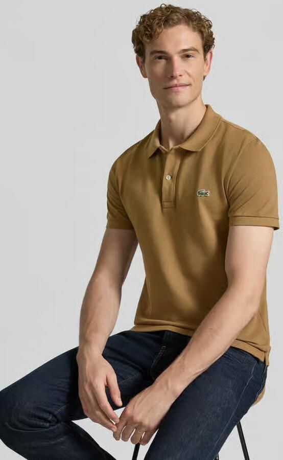 Lacoste slim fit poloshirt van puur katoen - Foto 3