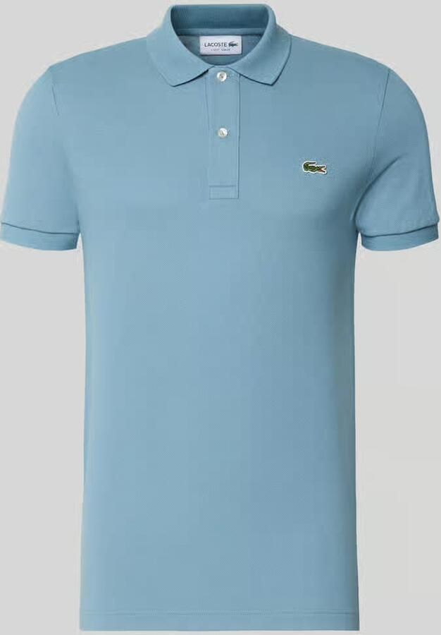 Lacoste slim fit poloshirt van puur katoen