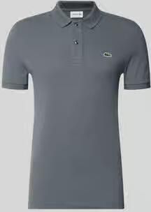 Lacoste slim fit poloshirt van puur katoen