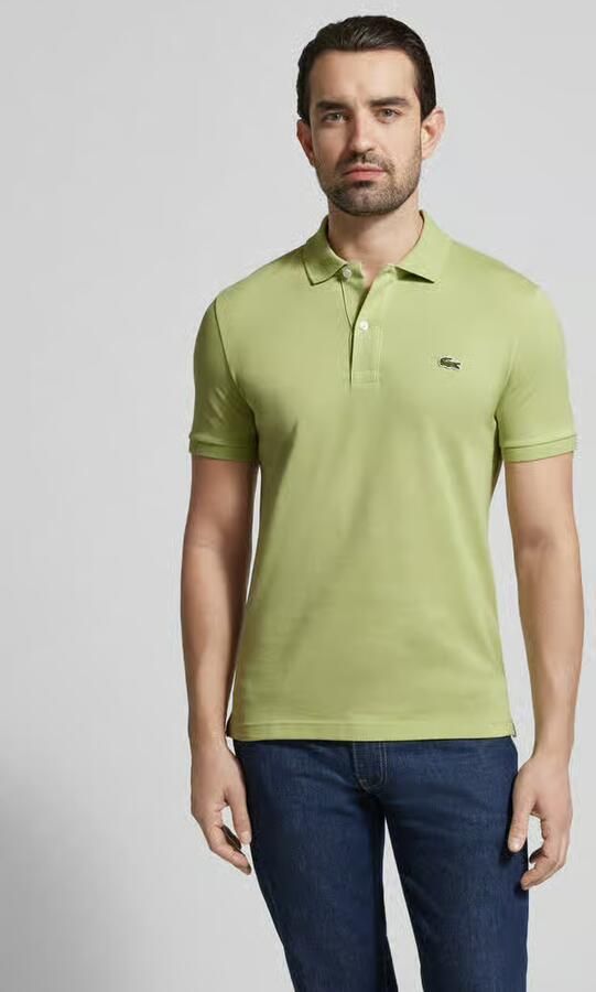 Lacoste Polo Shirt Korte Mouw Poloshirt Pique Groen - Foto 6