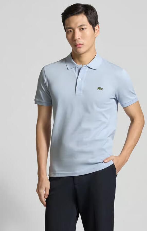 Lacoste Slim fit poloshirt van puur katoen - Foto 4