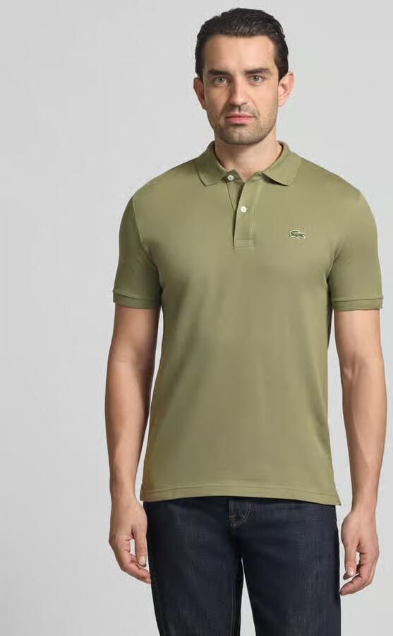 LACOSTE Heren Polo's & T-shirts 1hp3 Mens S s Polo 12 Groen - Foto 11