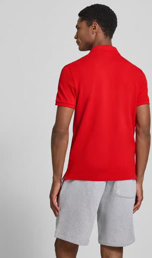 Lacoste Slim fit poloshirt van katoen met labelpatch - Foto 4