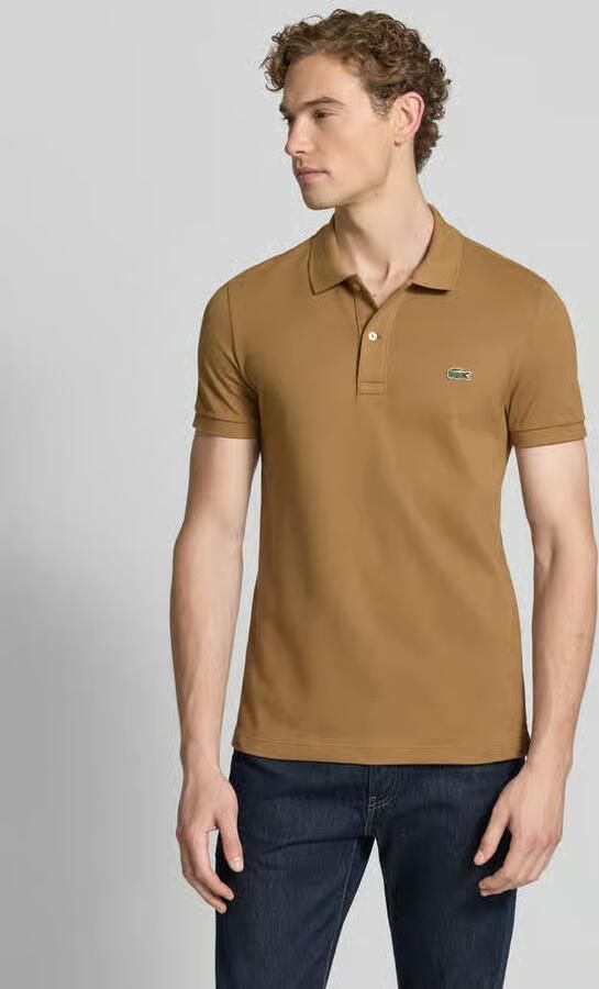 Lacoste slim fit poloshirt van puur katoen - Foto 4