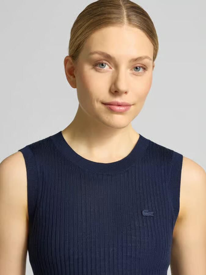 Lacoste slim fit spencer van pure wol - Foto 2