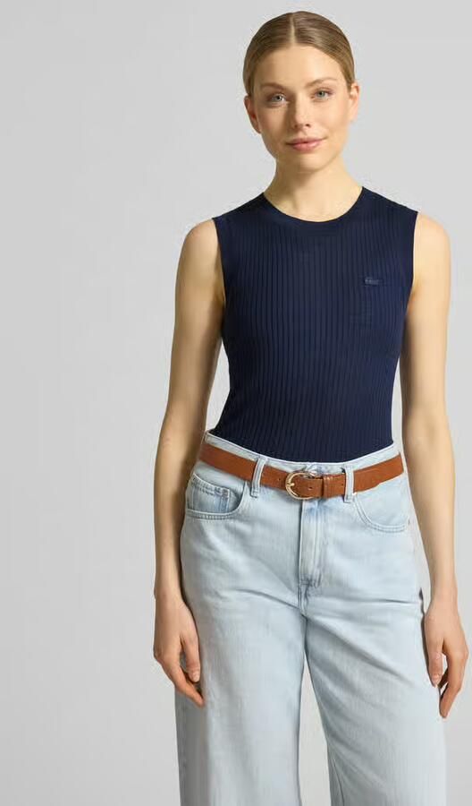 Lacoste slim fit spencer van pure wol - Foto 3