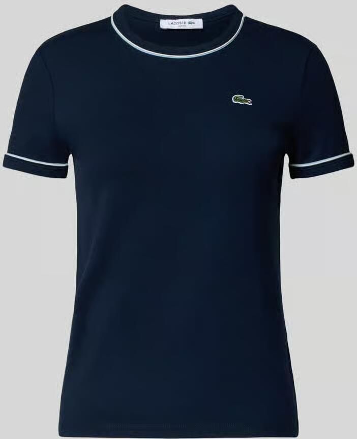Lacoste Slim fit T-shirt van katoenmix - Foto 2