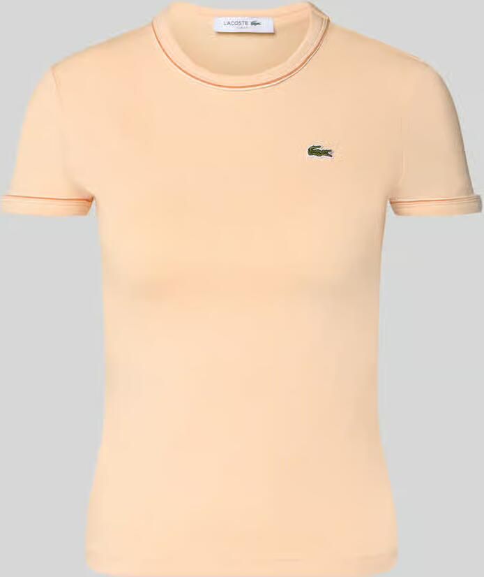 Lacoste Slim fit T-shirt van katoenmix - Foto 2