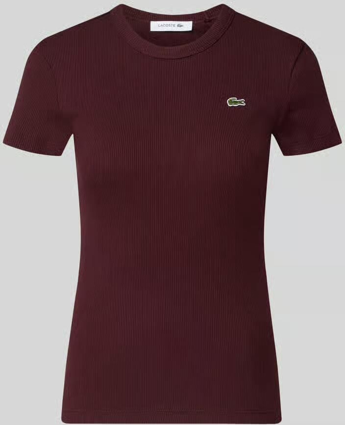 Lacoste slim fit T-shirt van zuiver katoen model 'TF5538'