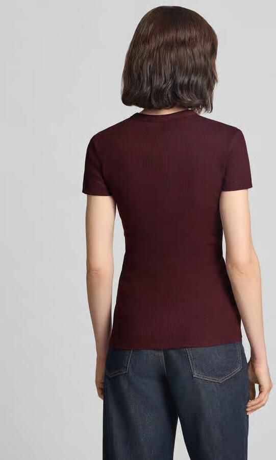 Lacoste slim fit T-shirt van zuiver katoen model 'TF5538' - Foto 3