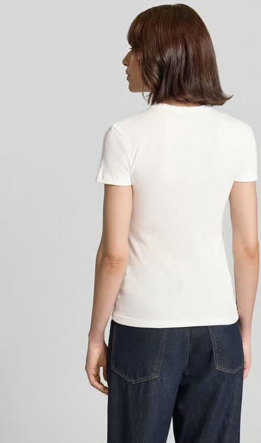 Lacoste slim fit T-shirt van zuiver katoen model 'TF5538' - Foto 6