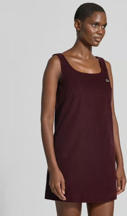 Lacoste Slim fit vrijetijdsjurk van puur katoen - Foto 2