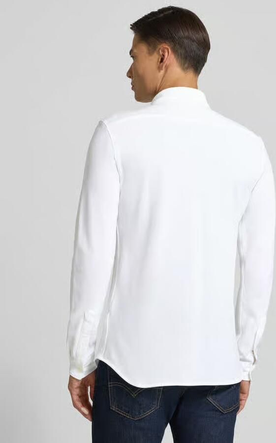 Lacoste Slim fit vrijetijdsoverhemd in gestructureerde look