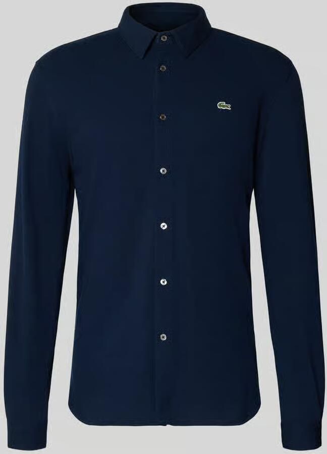 Lacoste Slim fit vrijetijdsoverhemd in gestructureerde look - Foto 2
