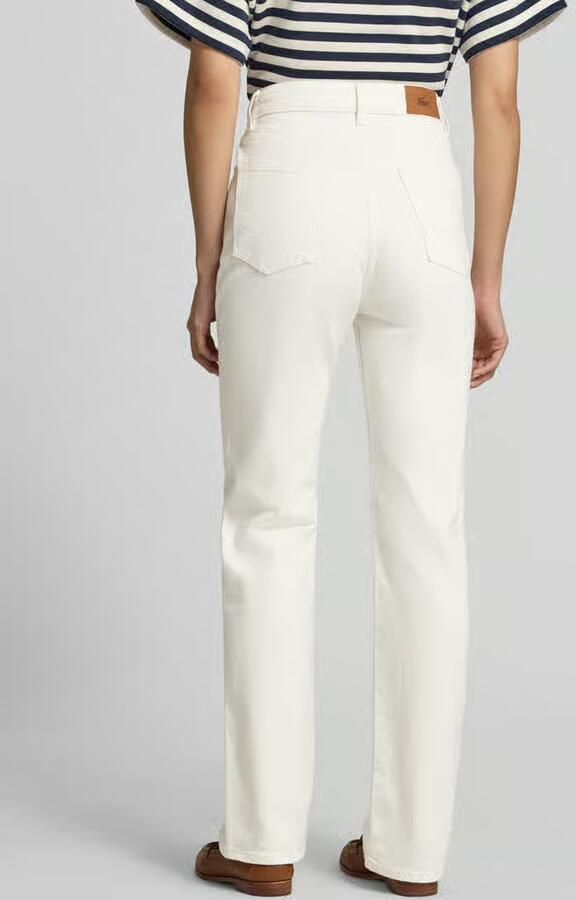 Lacoste straight fit jeans van katoenmix - Foto 2