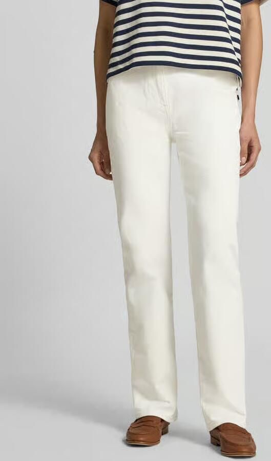 Lacoste straight fit jeans van katoenmix - Foto 3