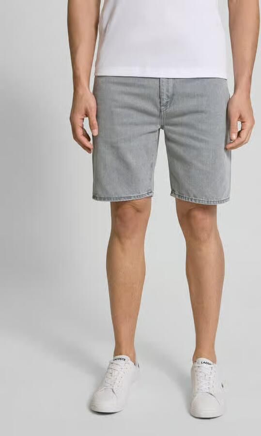 Lacoste Straight fit jeansbermuda in 5-pocketmodel - Foto 2