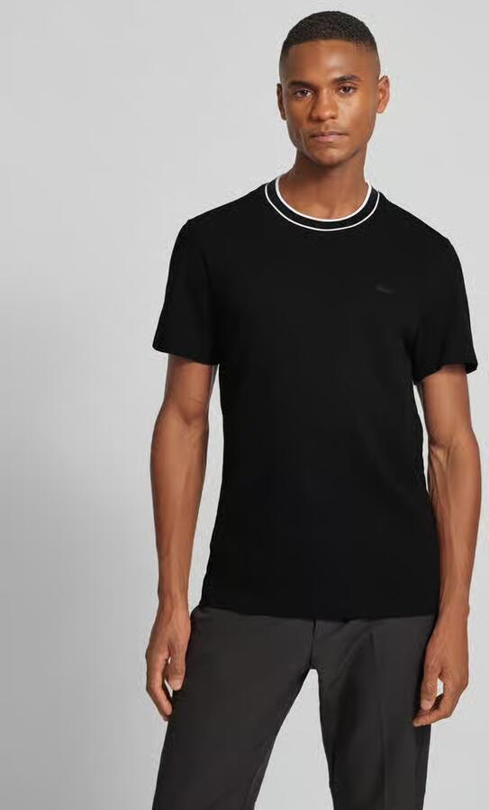 Lacoste Regular Fit T-shirt van katoenmix - Foto 6