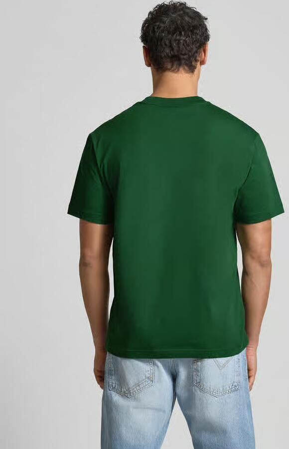 LACOSTE Heren Polo's & T-shirts Cotton T-shirt Donkergroen - Foto 14