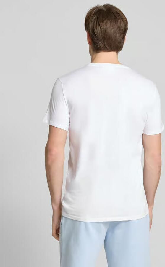Lacoste Witte T-shirts en Polos met geborduurd logo White Heren - Foto 16