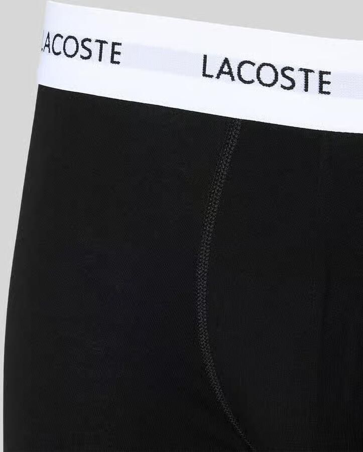 Lacoste Trunks in set van 3 van katoenmix