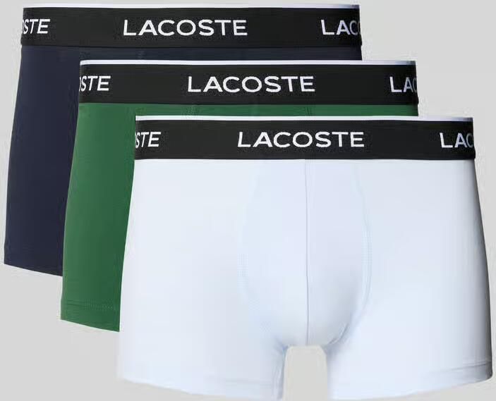 Lacoste Trunks Katoenmix in Set van 3 - Foto 2