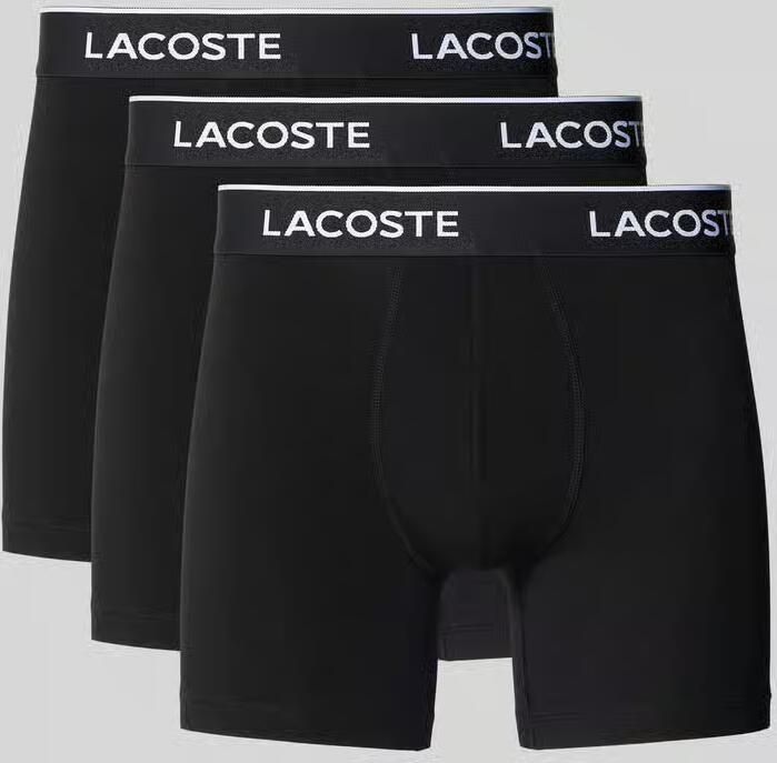 Lacoste Boxershort met elastische band met label in een set van 3 stuks - Foto 4