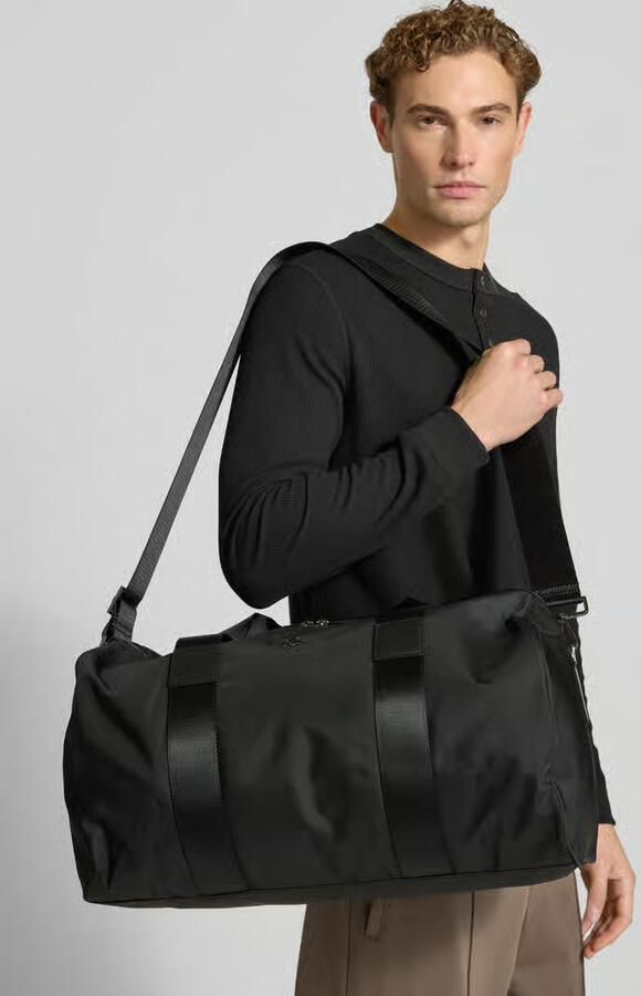 Lacoste Weekendtas met logo-applicatie van metaal model 'NEOCROC' - Foto 2
