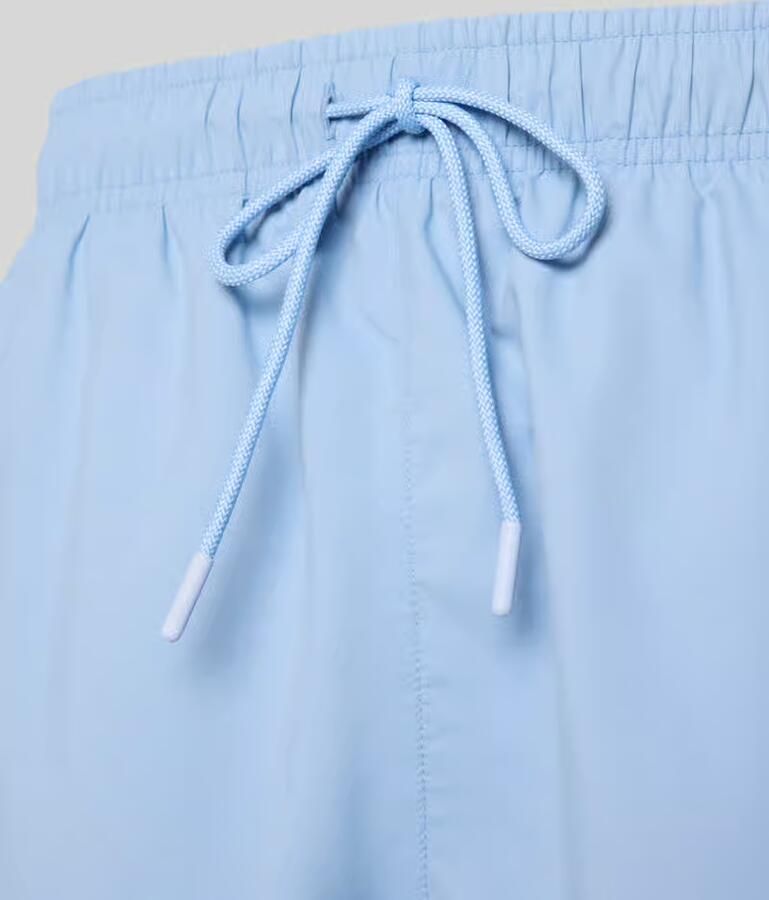 LACOSTE Heren Zwembroeken Short Quick-dry Swim Trunks Lichtblauw - Foto 5