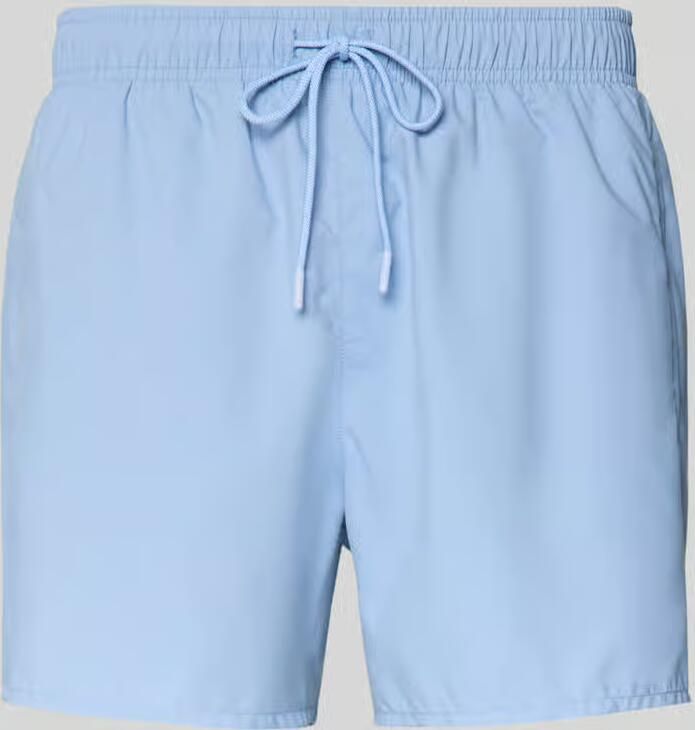 LACOSTE Heren Zwembroeken Short Quick-dry Swim Trunks Lichtblauw - Foto 6