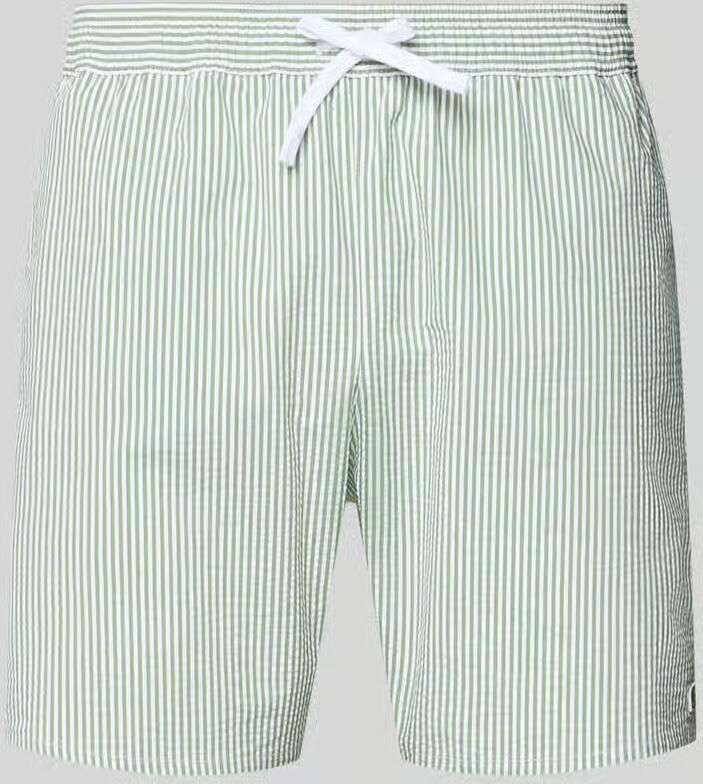 Lacoste Zwembroek van katoenmix - Foto 2
