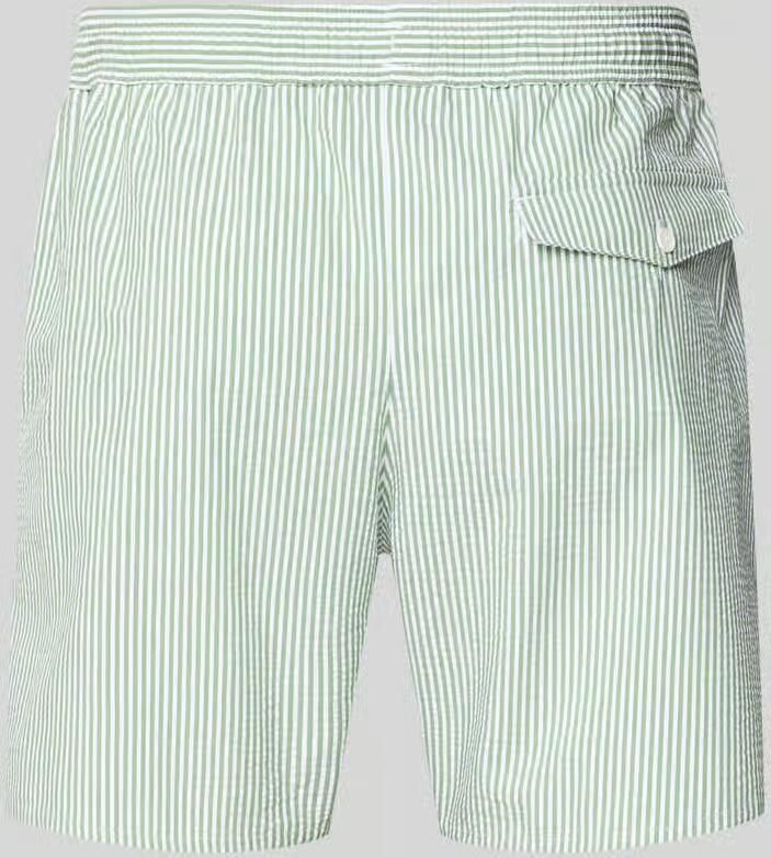 Lacoste Zwembroek van katoenmix - Foto 3