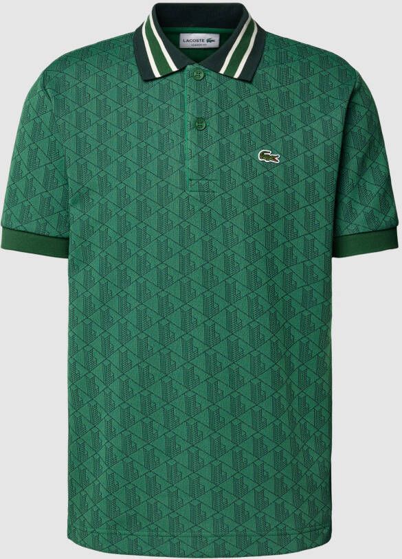 Lacoste Modieus Poloshirt met Iconisch Logo Applicatie Green Heren