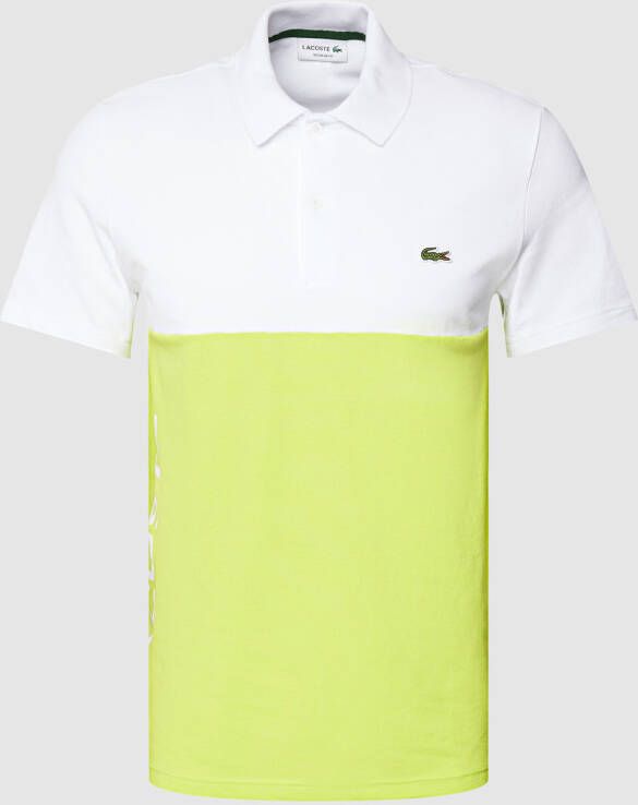 Lacoste Poloshirt met labelapplicatie model 'COLOUR BLOCK'