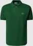 Lacoste Groene Geribbelde Kraag en Mouw T-shirts en Polos Groen Heren - Thumbnail 1