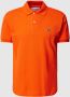 Lacoste Poloshirt 100% katoen model L1212 Van oranje - Thumbnail 1
